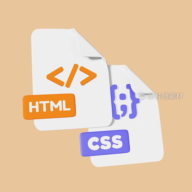 风格化的3D HTML CSS文件插图